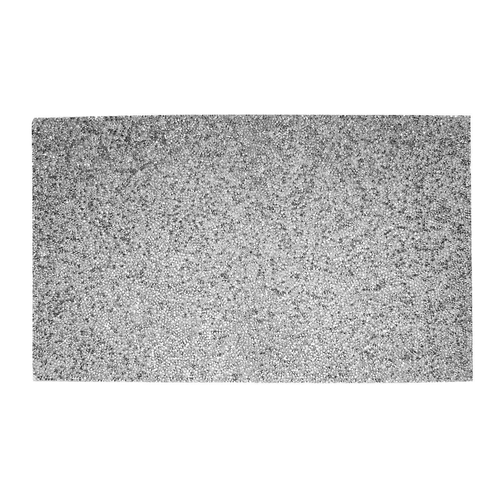 

Shiny Nail Art Table Mat Foldable Nail Salon Practice Desk Pad Decoration Manicure ToolSilver