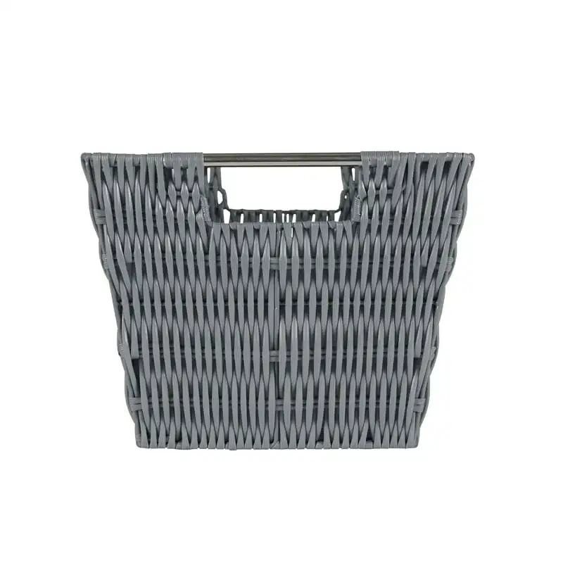 

Rattan Storage Tote Basket in Charcoal