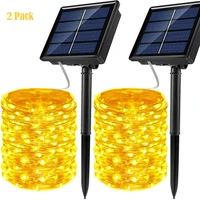 led solar fairy lights outdoor 200 leds string light waterproof holiday party garland solar garden christmas lights home decore