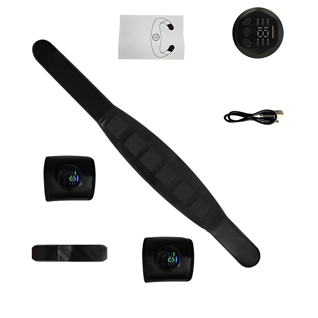 

Electric Abs Trainer Digital USB Charging Rechargeable Button Control 18 Gear Muscle Stimulators Training Aid Fitness Supplies