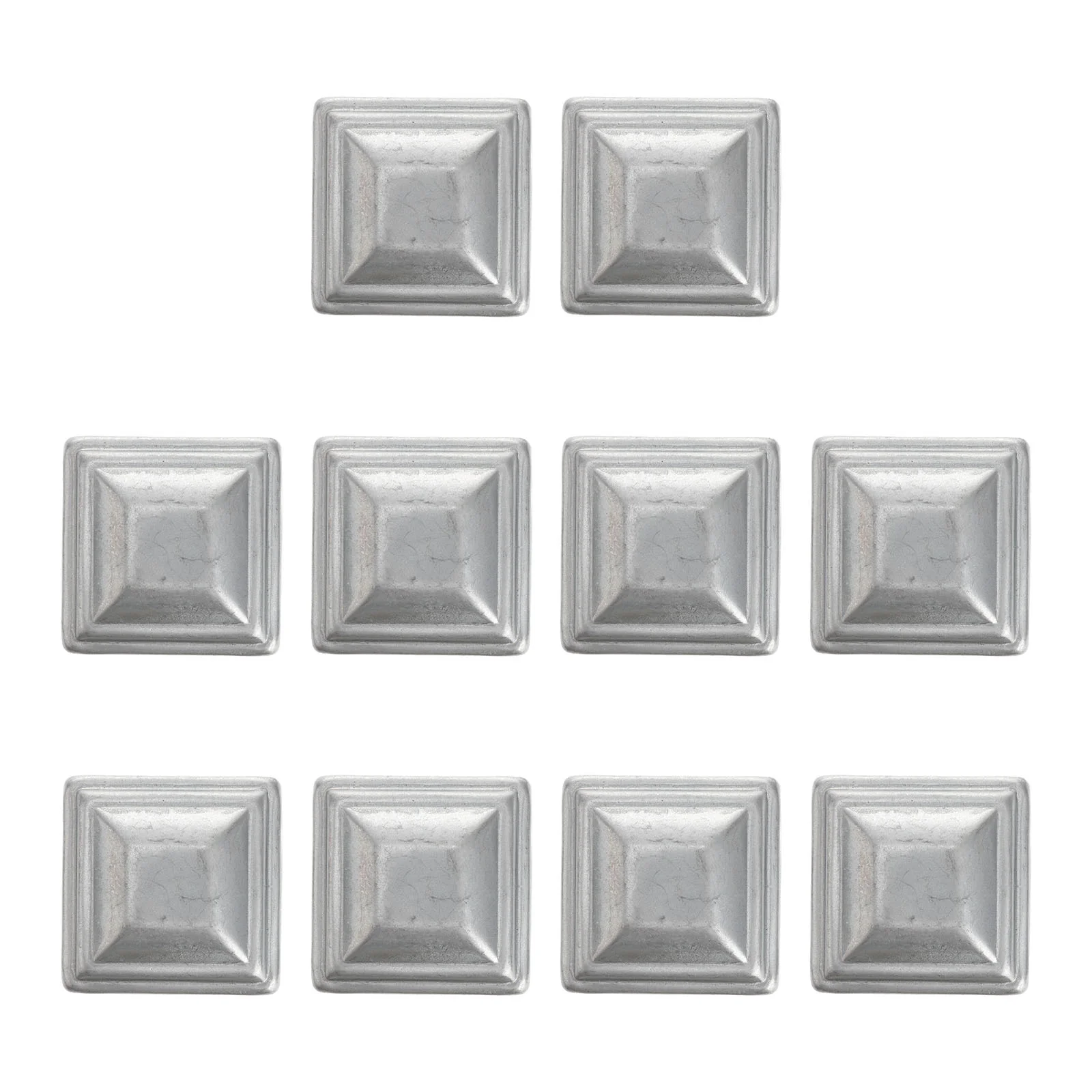

10pcs Fence Post Cover Metal Square Cover Post Bracket Base Cover
