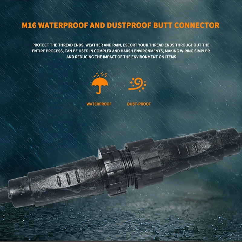 Водонепроницаемый соединитель IP68 с задним проводом светодиодный уличный фонарь