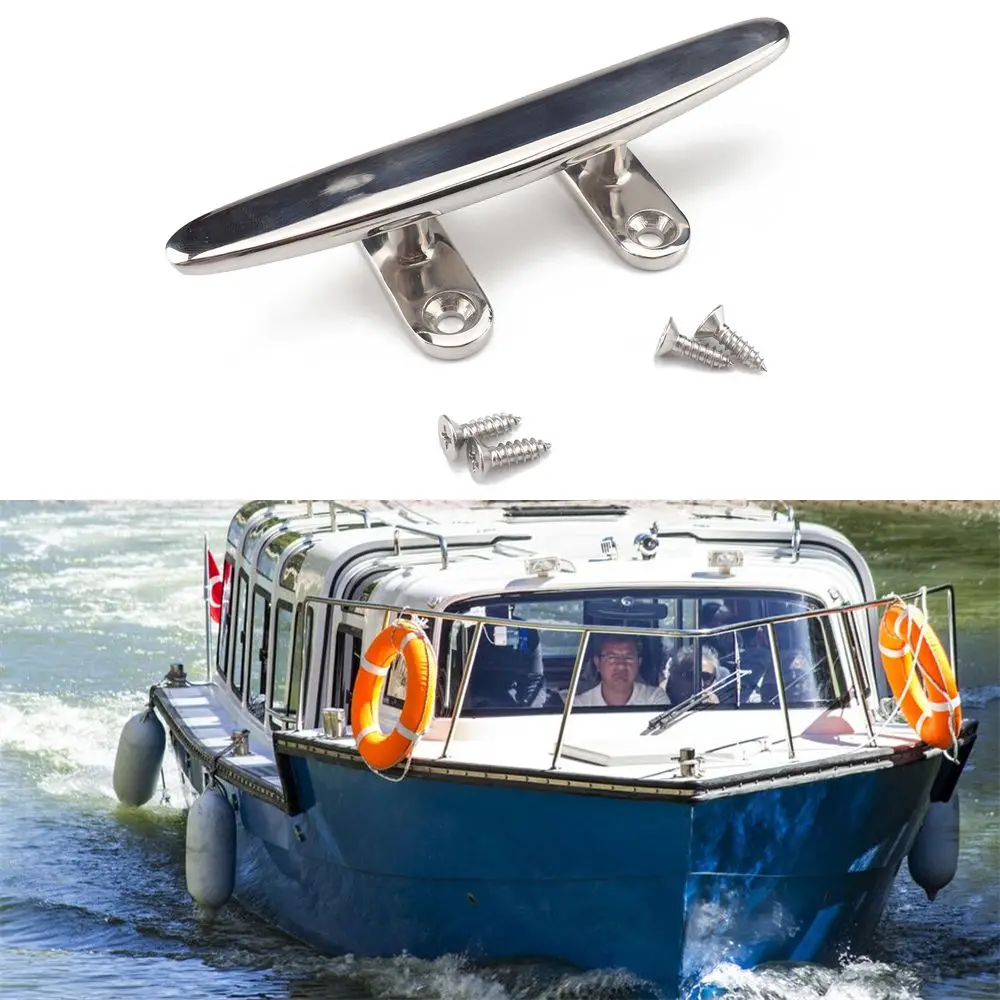 

4 Inch Mooring Marine Stainless Steel Hardware Dock Bollard Boat Yacht Deck Line Rope