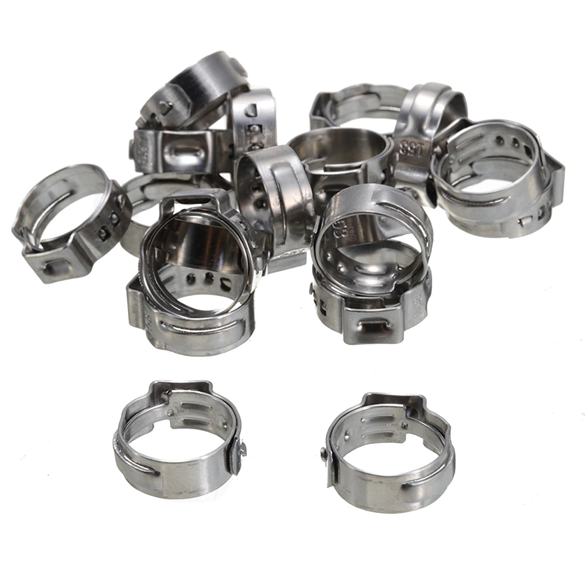 

130pcs/lot 6-7mm 7-8.7mm 8.8-10.5mm Mini Hose Clamps Assortment Kit Stainless Steel Hose Clamp Set Replacement Pipe Clips