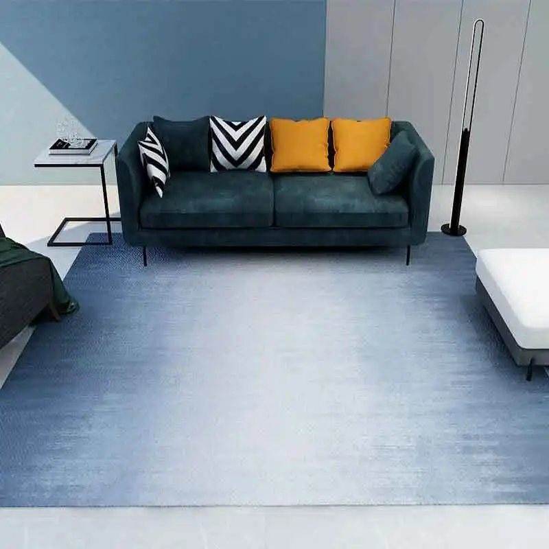 gradient color carpet living room non slip lounge rug decoration home bedroom carpets bedside soft mat area rug large door mat free global shipping