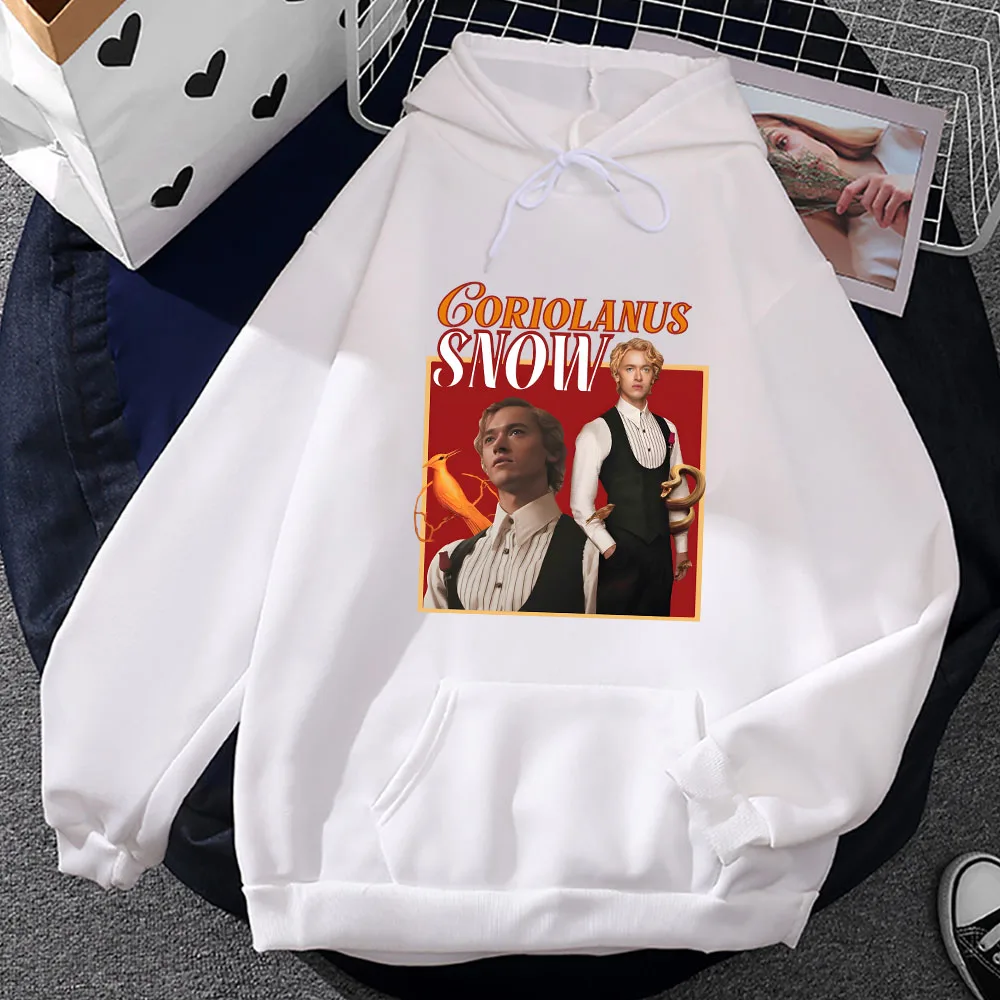 Толстовка с принтом Coriolanus Snow винтажная уличная одежда мужская/женская