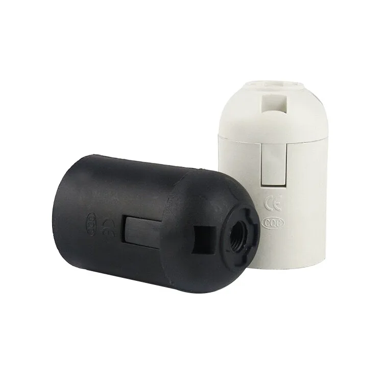 

Wholesale E27 card type naked body certification lamp cap, led light source, plastic screw cap, bulb, lamp holder, lighting base