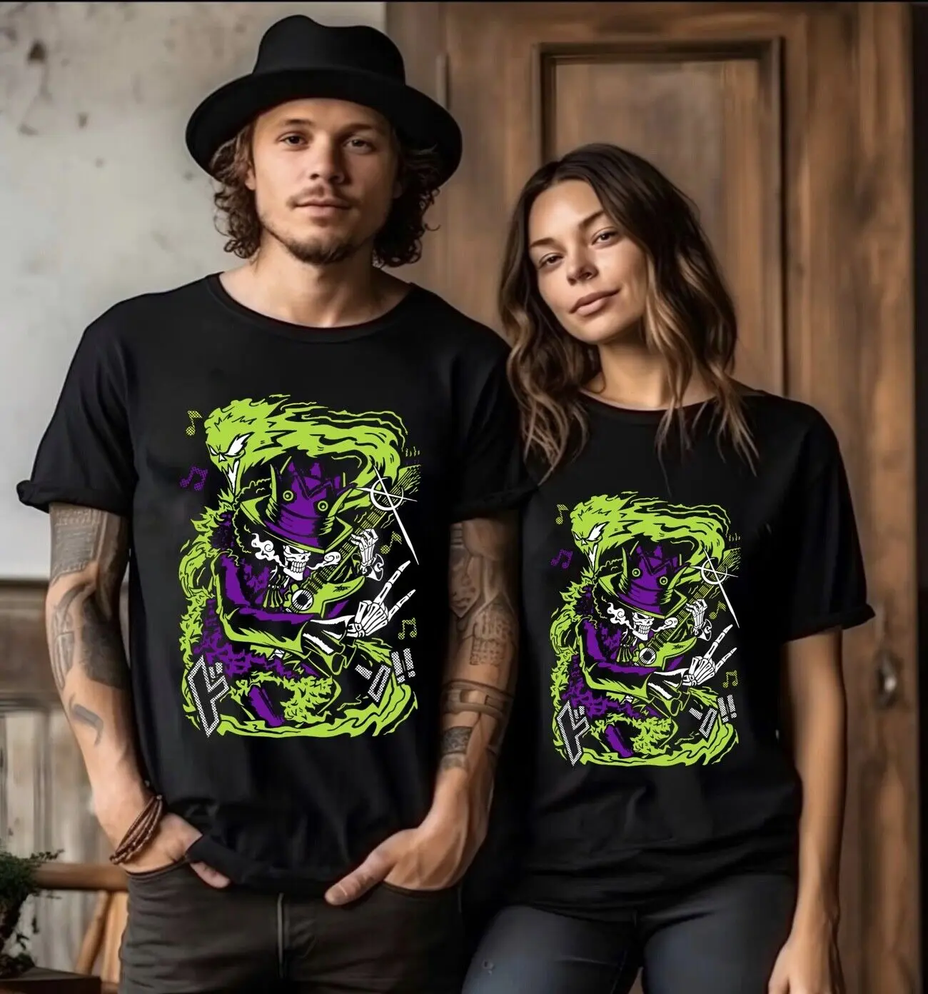 Трендовая аниме-футболка Brook Soul King подарок Аниме Манга Ц