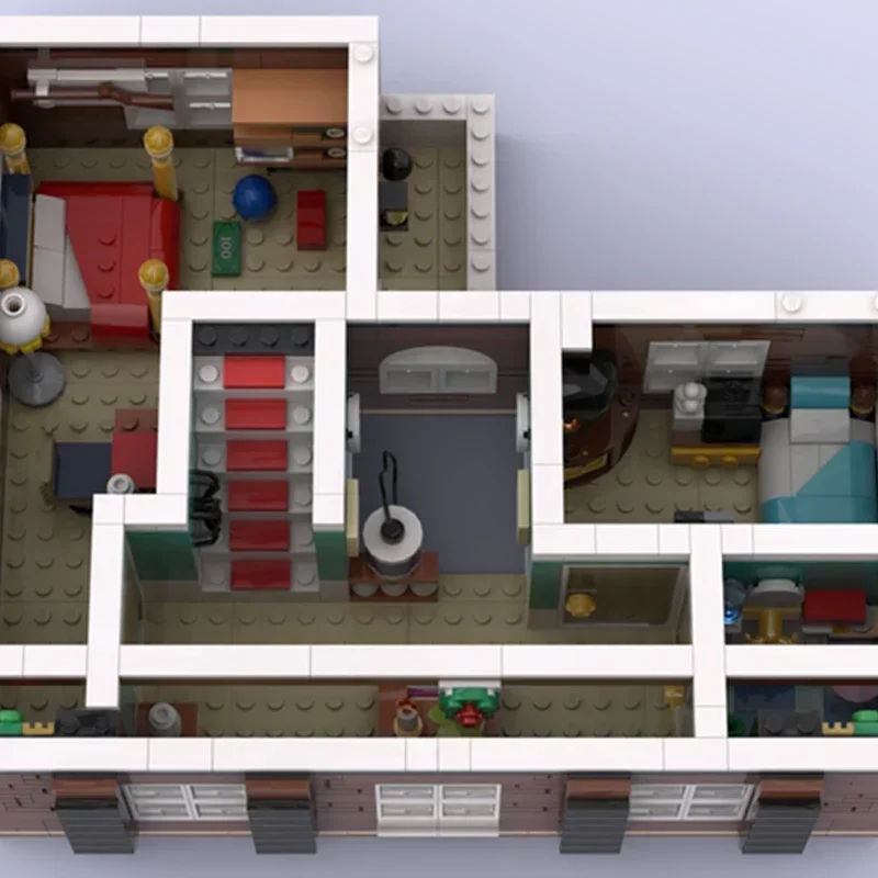 Конструктор Moc McCallister модульный строительный блок сделай сам уличный вид игрушка