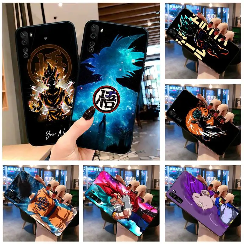 

Popular Anime Dragon Ball Son Goku Vegeta IV Phone Case For Huawei P20 P30 P40 P50 Lite E P Mate 50 40 30 20 Pro