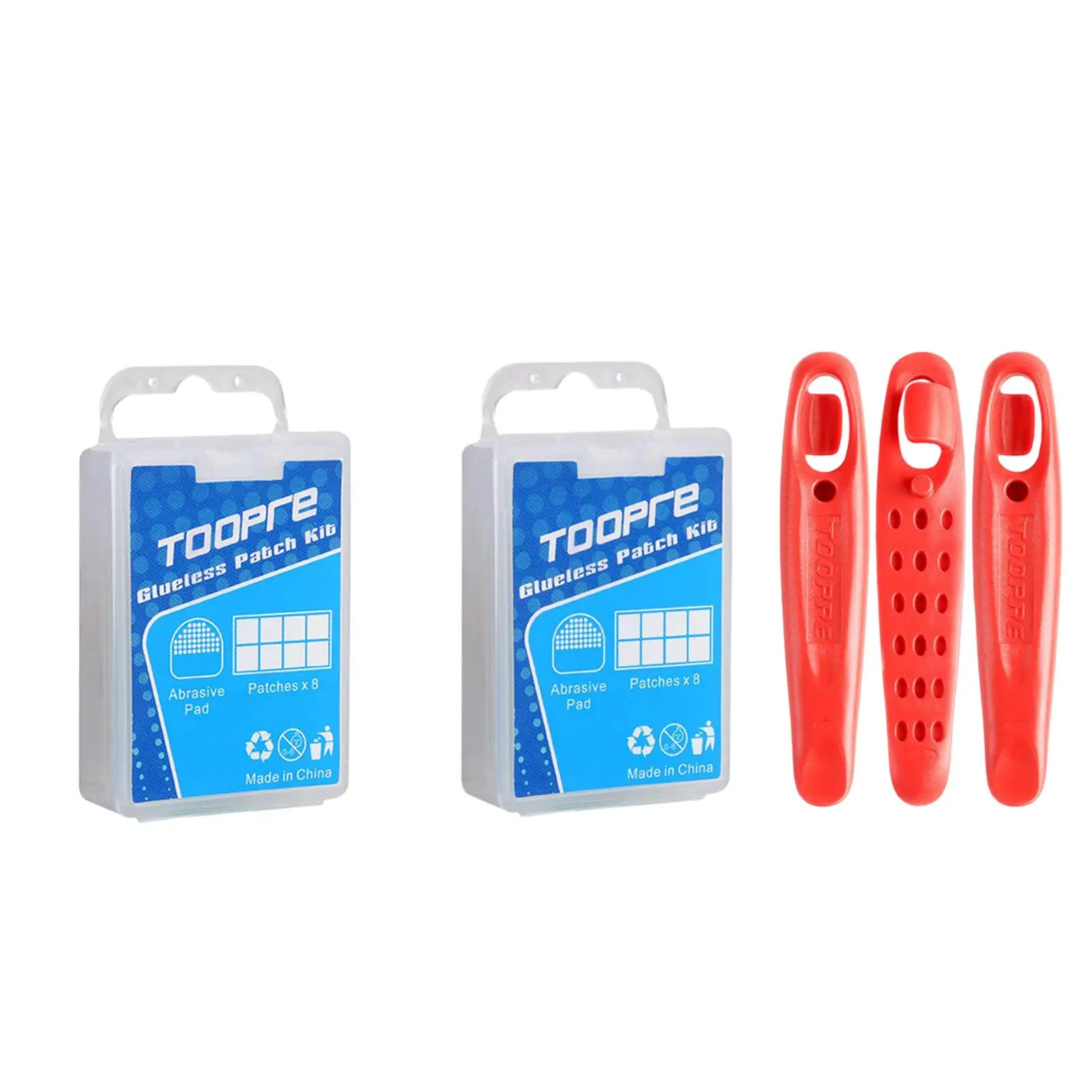 

8 шт., патчи для ремонта проколов велосипеда, с Рашпилем