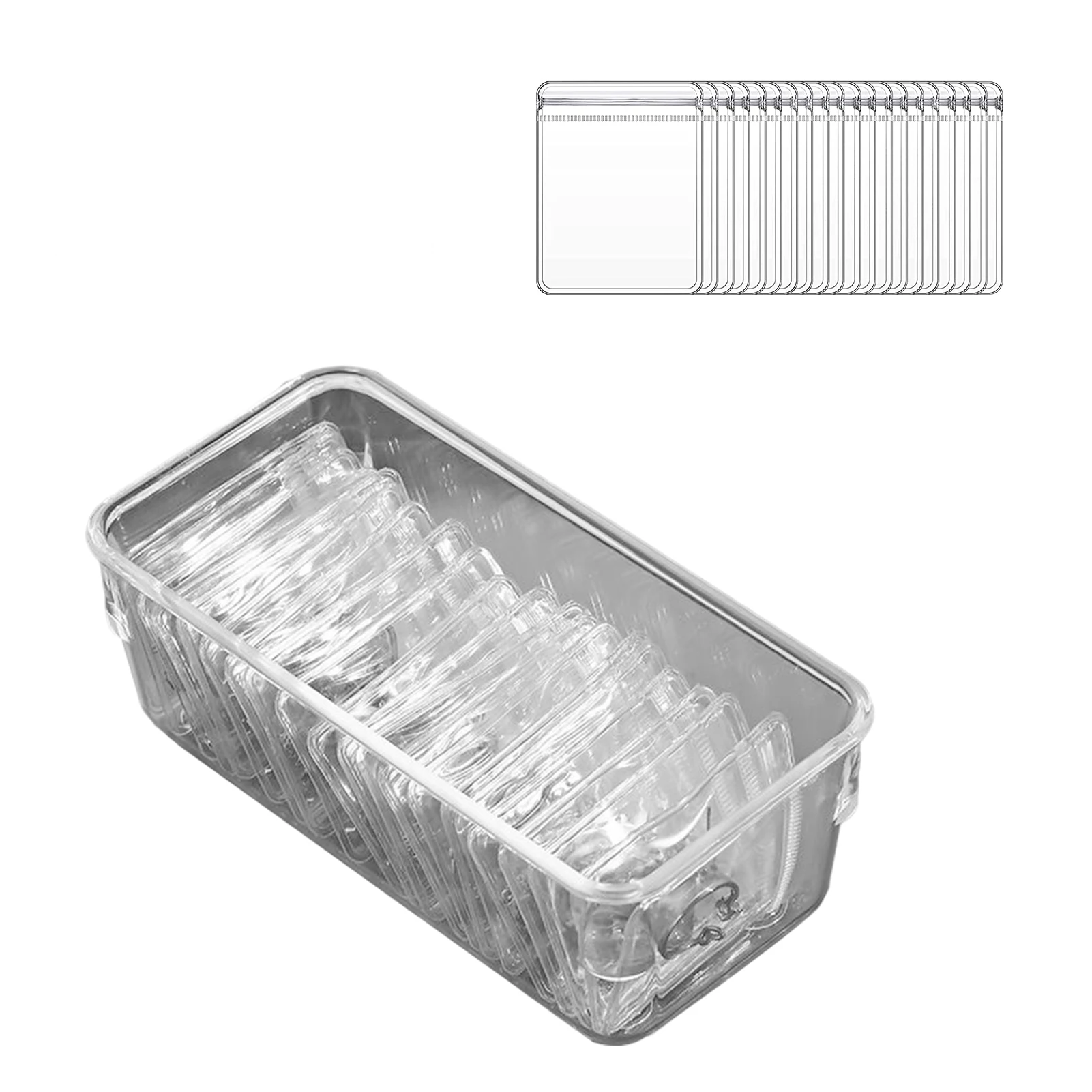 

Акриловая шкатулка для ювелирных изделий с отделениями для хранения