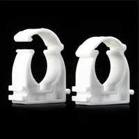10pcslot white ppr u clamp holder water pipe tube clamp clips diameter 16mm 20mm 25mm 32mm 40mm 50mm pipe clamp wholesale