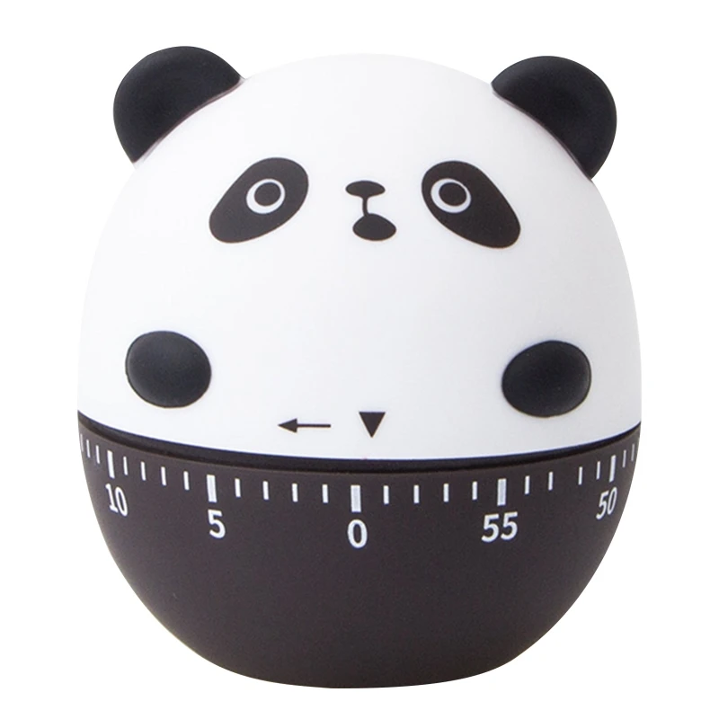 

Kitchen Mechanical Timer 360°Rotating Countdown Loud Alarm Timer Cute for Time Management Reminder Animal Shape Manual B03D