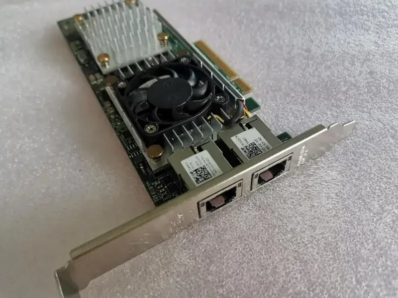 Оригинальный BCM 957810 Двухпортовая 10-гигабитная Ethernet-карта W1GCR 57810S на 10 ГБ.