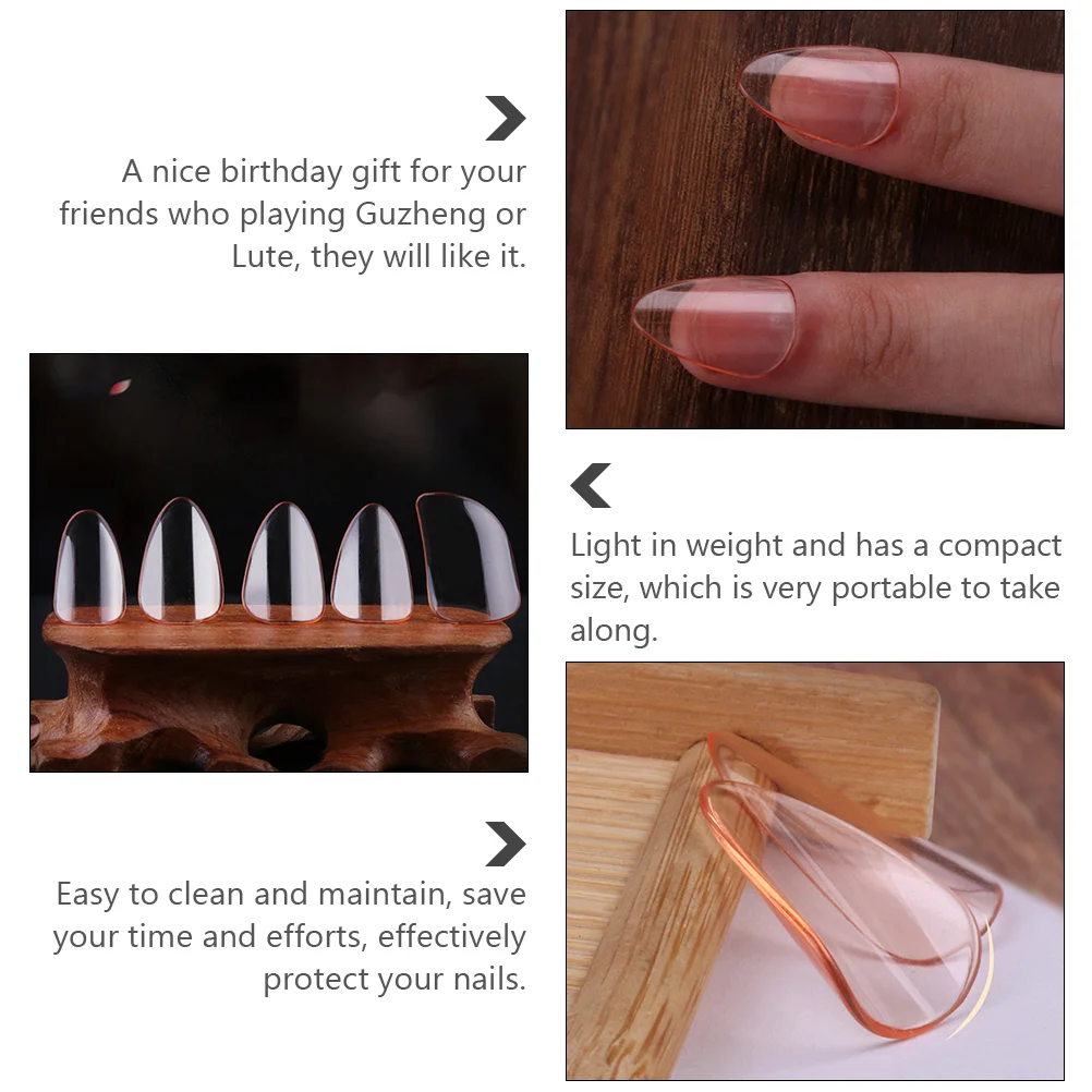 

Picks Guzheng Finger Pipa Nails Nail Guitar Protectors Fingertip Instrument Covers Accessories Thumb Plectrum Cover String