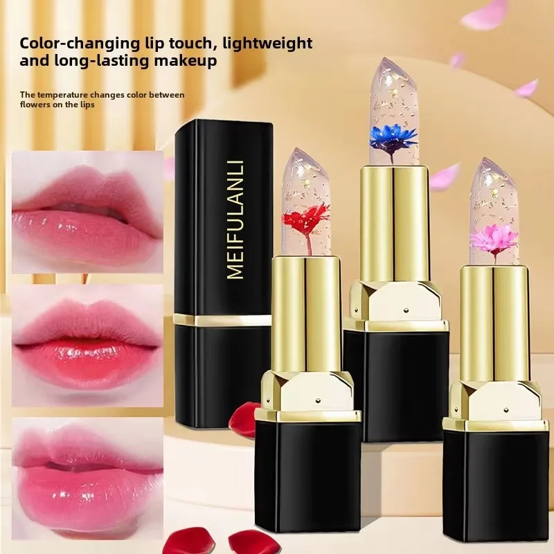 Волшебная губная помада меняющая цвет долговечная водостойкая красная для губ