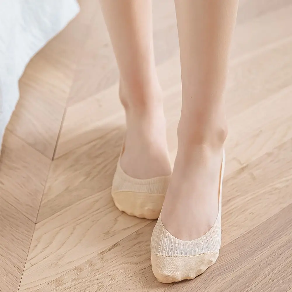 

Anti-Friction Foot Ankle Socks Breathable Nylon Anti Slip Sock Ladies' Products Ultra-Thin Cotton Invisible Boat Socks