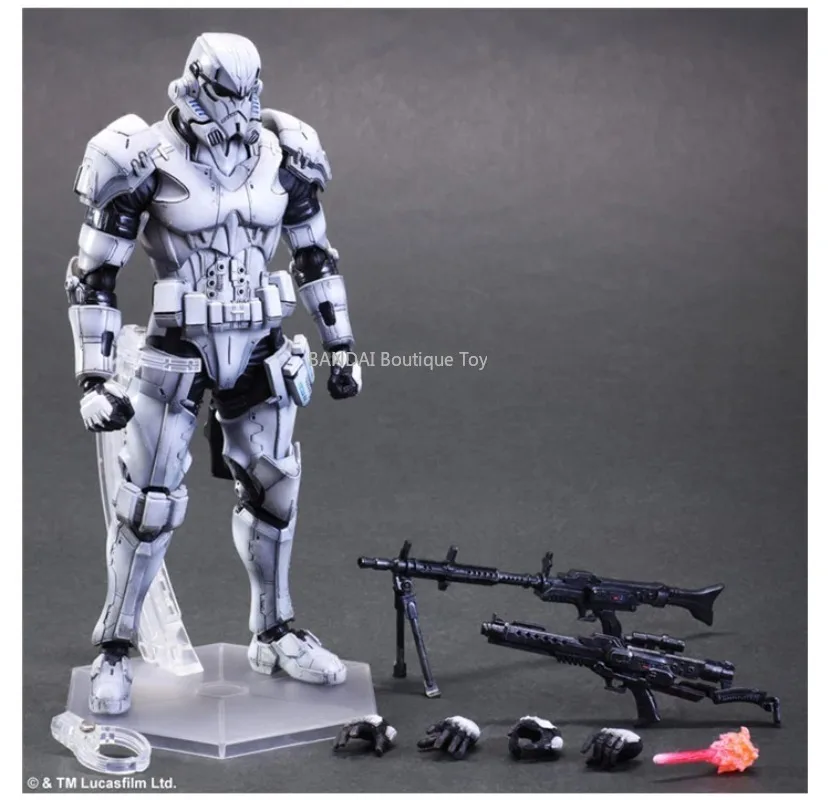 В наличии Marvel Play Arts Kai Star Wars Doll Boba Fettidas Vader Stormtrooper Maul Фигурка Модель игрушки