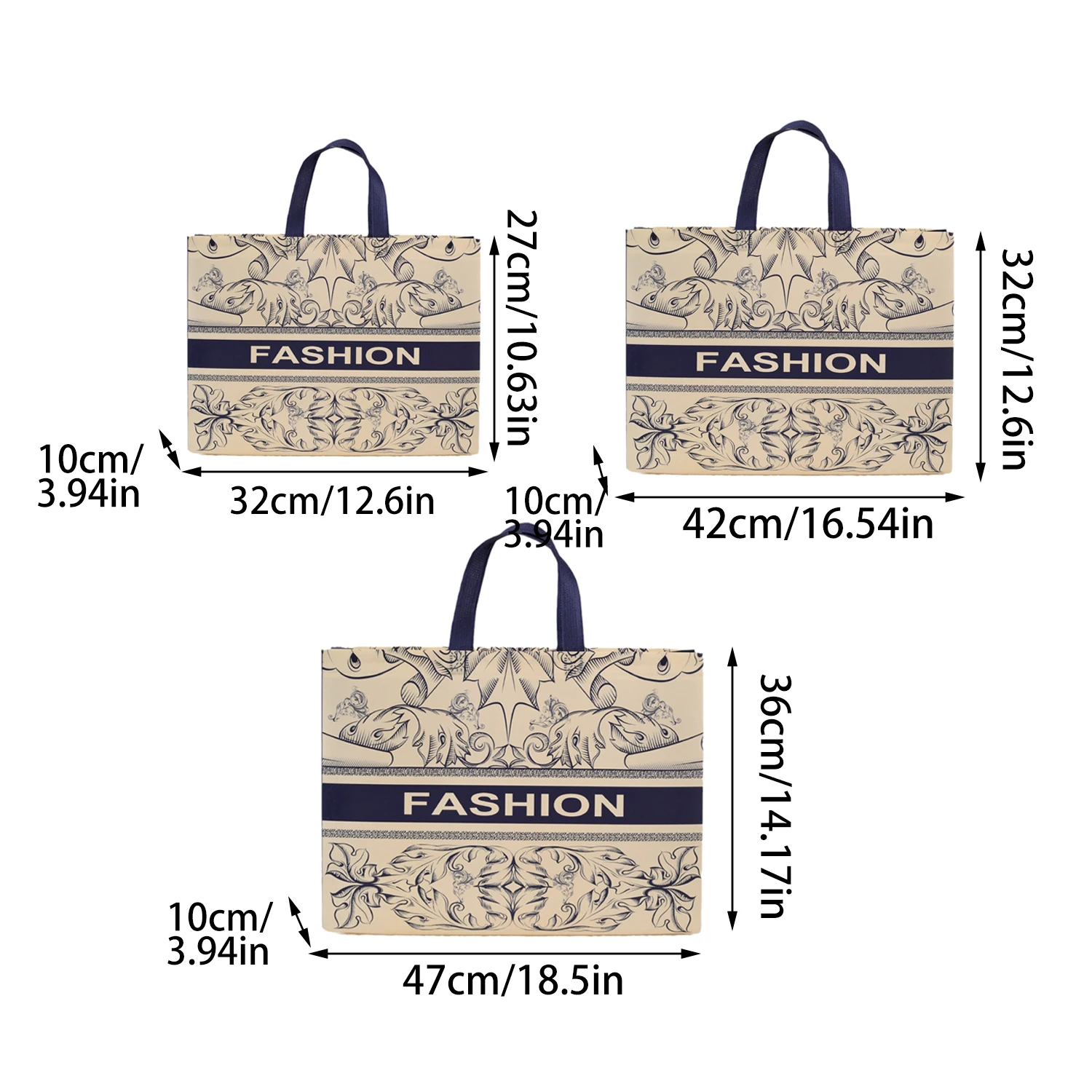 Сумка-тоут женская из нетканого материала