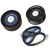 new genuine engine fan belt and idler pulley set 671200021067120011106719970192 for ssangyong new actyon korando c d20 rexton