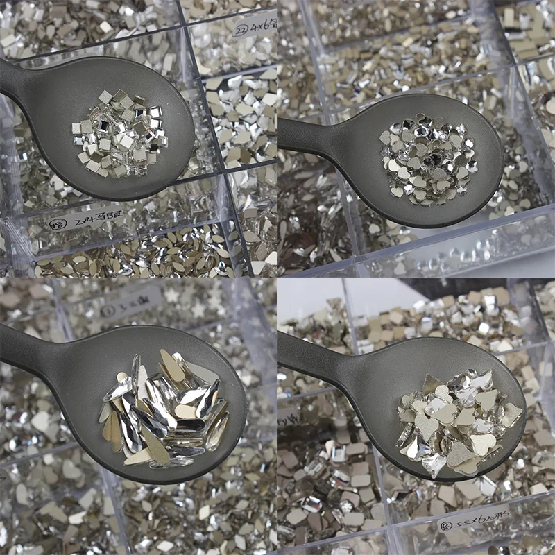 Серия Стразы для дизайна ногтей с плоским кристаллом основной модели