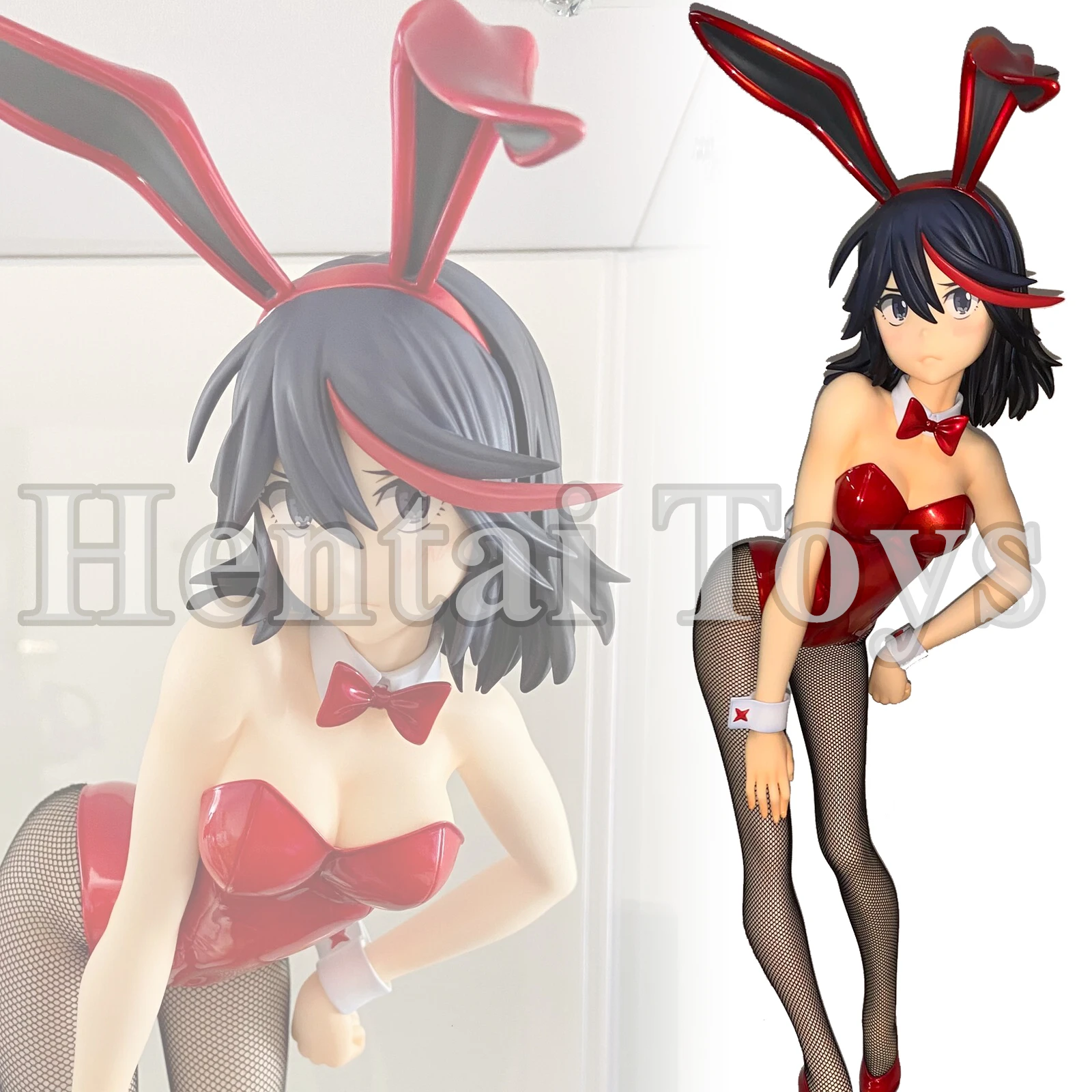 

35CM Original Anime FREEing B-style Matoi Ryuuko 1/4 Bunny Ver Sexy Girl PVC Action Figures Hentai Collection Model Toys Gift