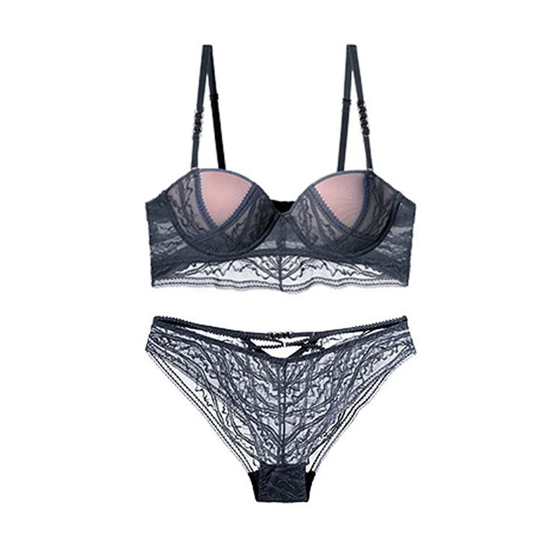 AMYQSL 2022 new lace underwear women seamless sexy bra super push-up bra gather plus size bra