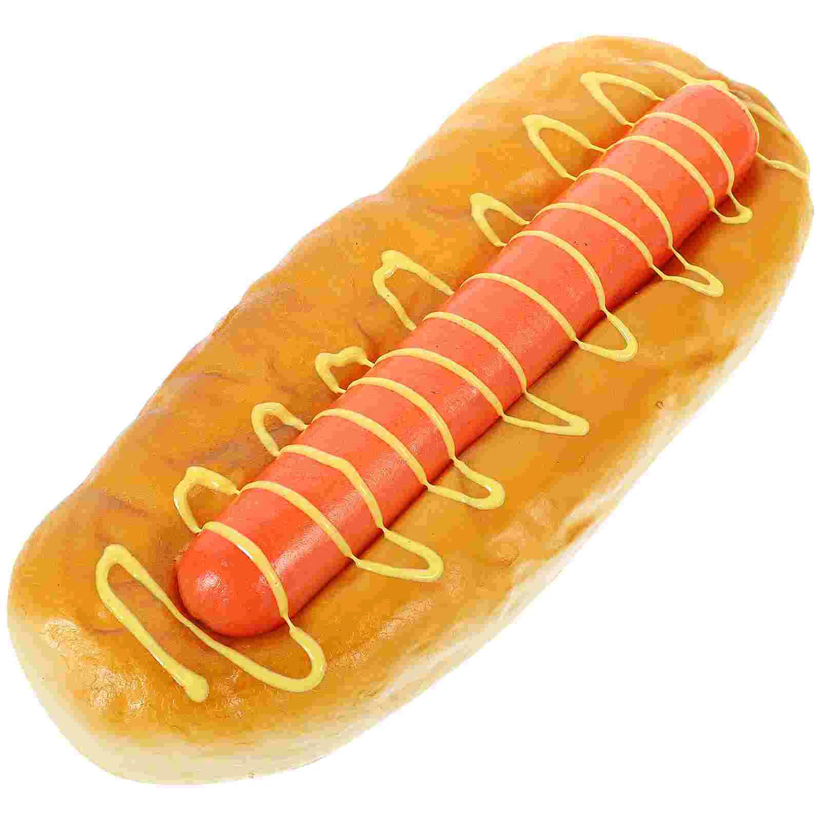

Model Fake Lifelike Play Dog Hot Artificial Kids Props Prop Photography Kitchen Simulated Realistic Burgers Toy Bread Faux Fast