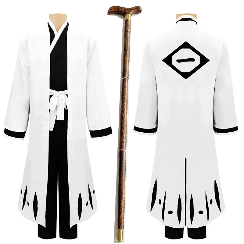 

Anime Bleach Cosplay Bleach 1st Division Captain Yamamoto Genryuusai Shigekuni Cosplay Costume Anime Shoes Accessories Props