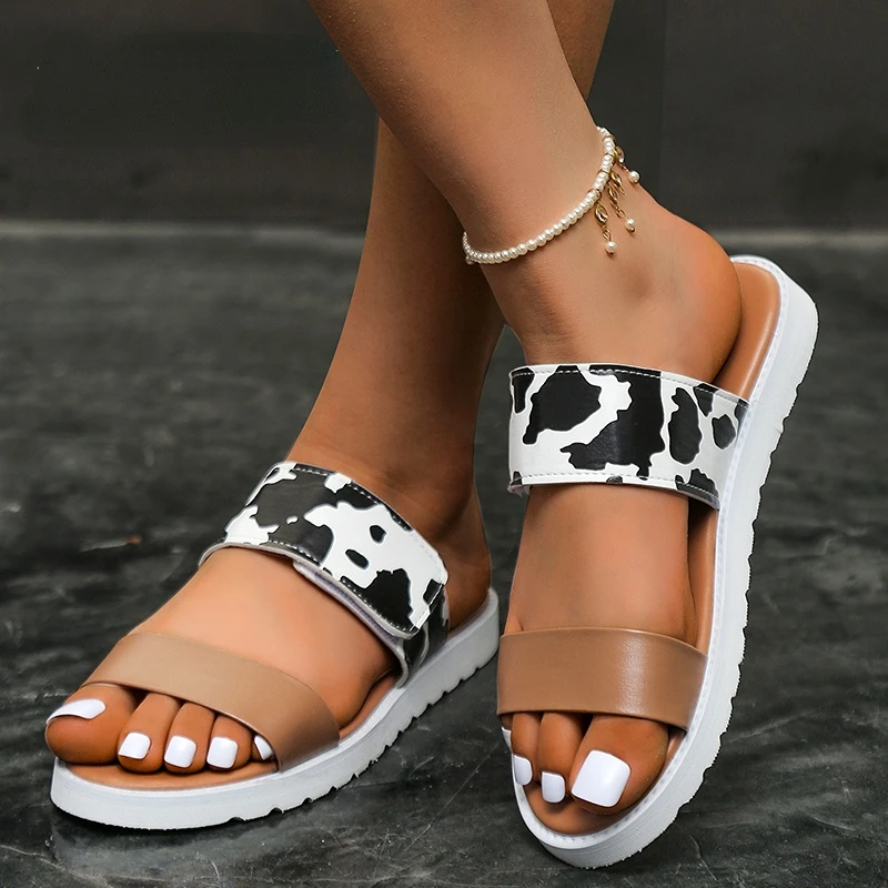 Summer 2023 Designer Sandals Brand New Plus Size Women's Shoes Beach Party Ladies Slippers Thick Sole Wedge Outdoor Slippers