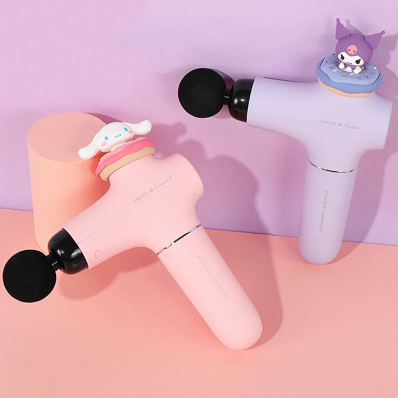 Sanrio Cinnamoroll fasциальный пистолет Miniso Для Девочек Mini Kuromi Портативный Удобный