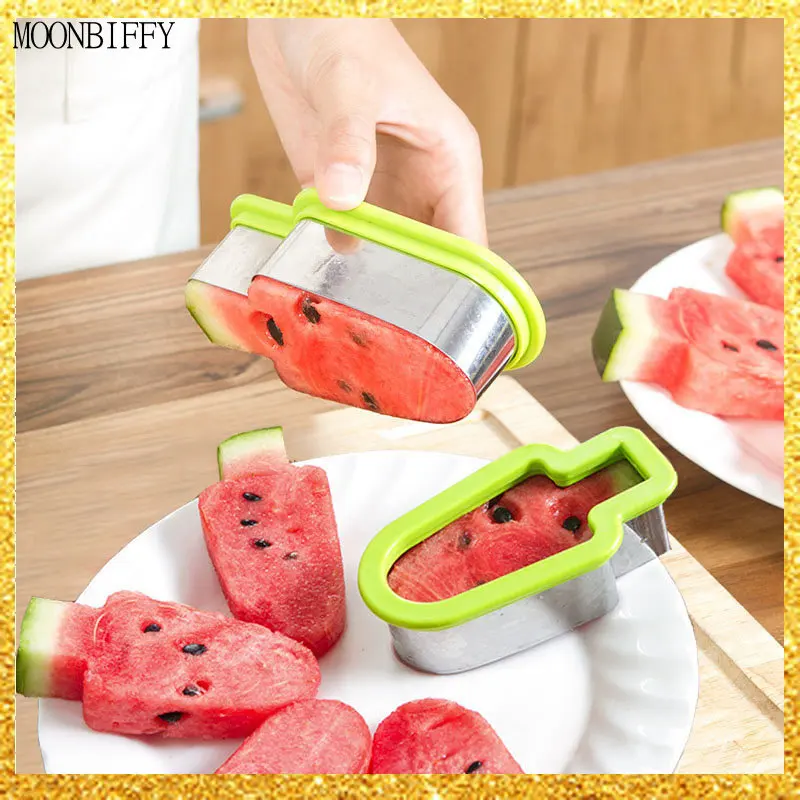 

Резак для арбуза из нержавеющей стали, кухонные приспособления, милый дизайн для салата, дерева, аксессуары