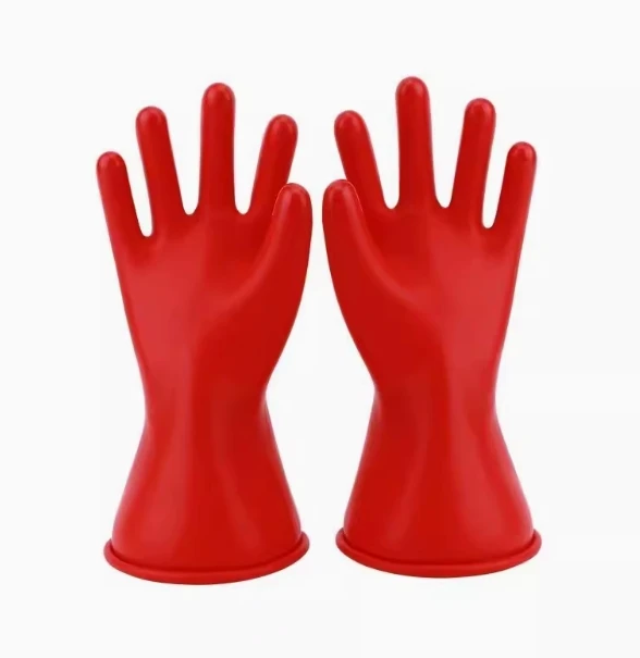 Латексные изоляционные перчатки для живых работ класса 00 защита низкого