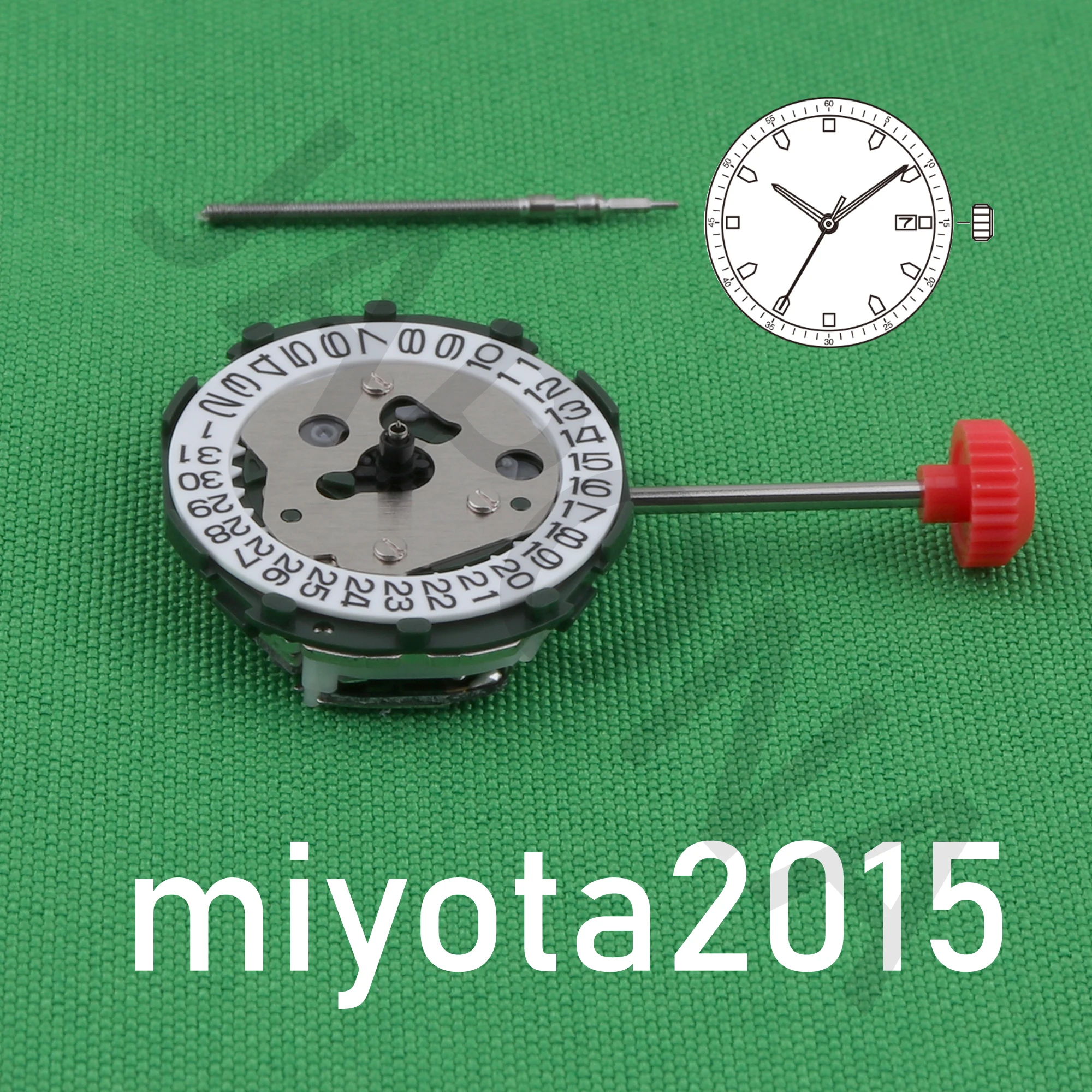 2015 movement Miyota 2015 quartz movement japan movement Standard movement with date display Small Women's Movement