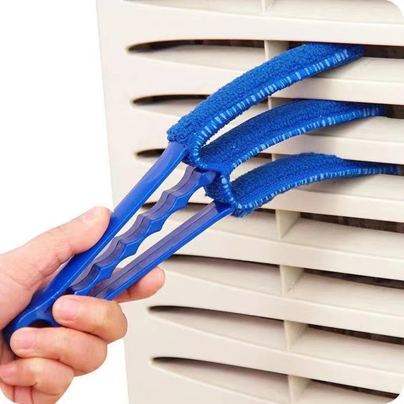 

Microfiber Washable Removable Cleaning Brush Clip Car Air Vent Dust Collector Household Duster Window Leave Blind Cleaner Brush