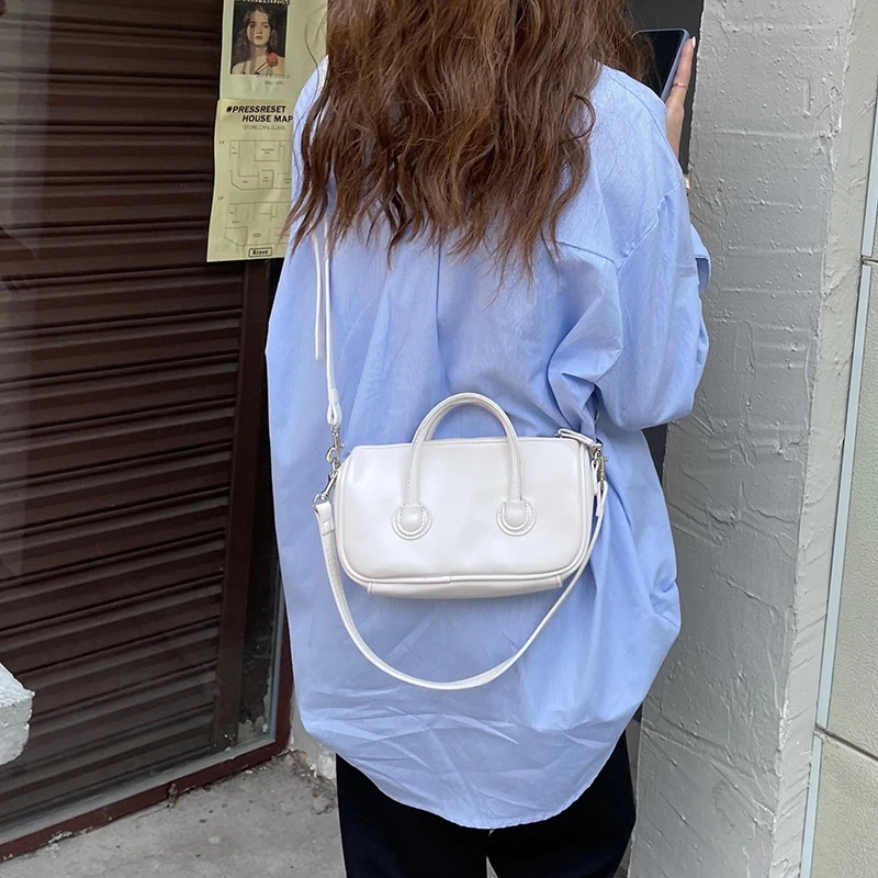 Women's small handbag messenger phone bag Fashion Crossbody Bag Lightweight PU Mini Tote Summer Travel Bag for Female