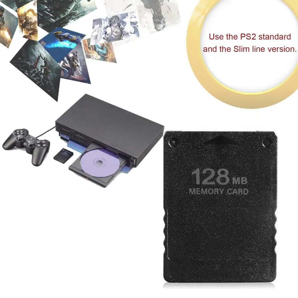 Карта памяти Premium 64 128 256 Мб расширенная поддержка Micro SD для Sony Playstation for PS2