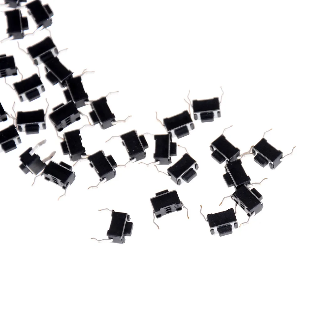 

30pcs 2 Pin DIP Light Touch 3*6*4.3 mm Keys Keyboard Panel PCB Momentary Tactile Tact Push Button Micro Switch