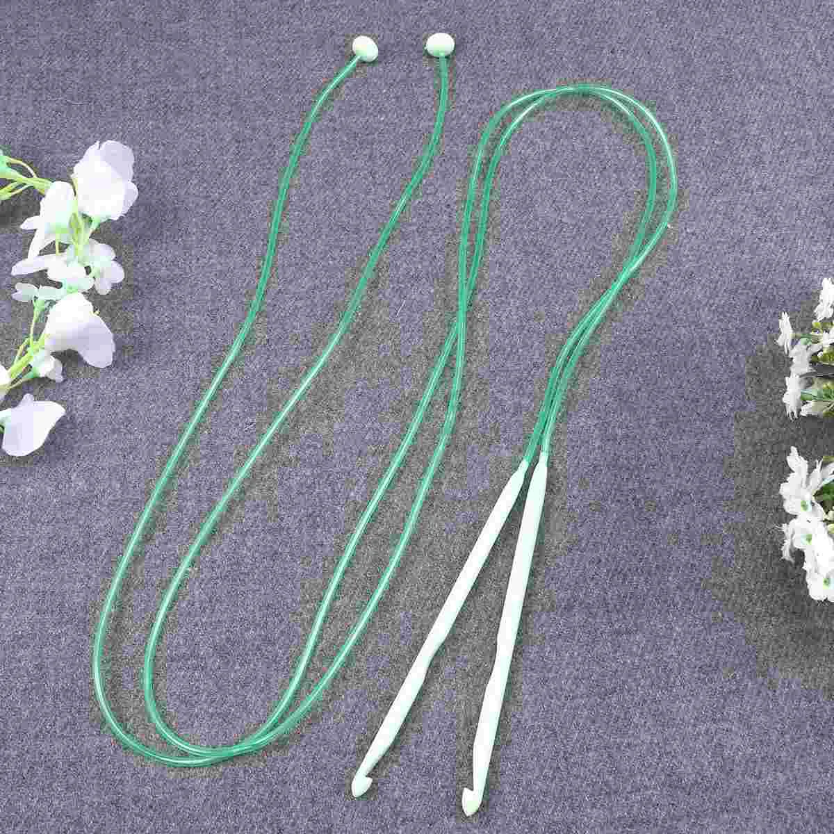 

12 Pcs Tunisian Crochet Carpet Weaving Hook Set Afghan Carpet Weave Accessories Colorful Carpet Hook