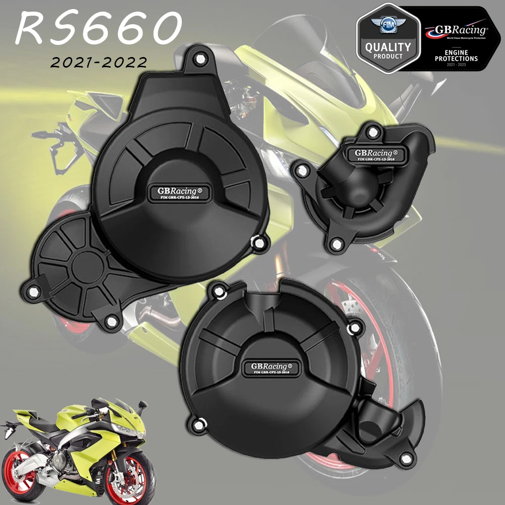 

RS660 Motorcycles Engine cover Protection case for case GB Racing For Aprilia RS660 TUONO 660 2021 2022 Engine Covers Protectors