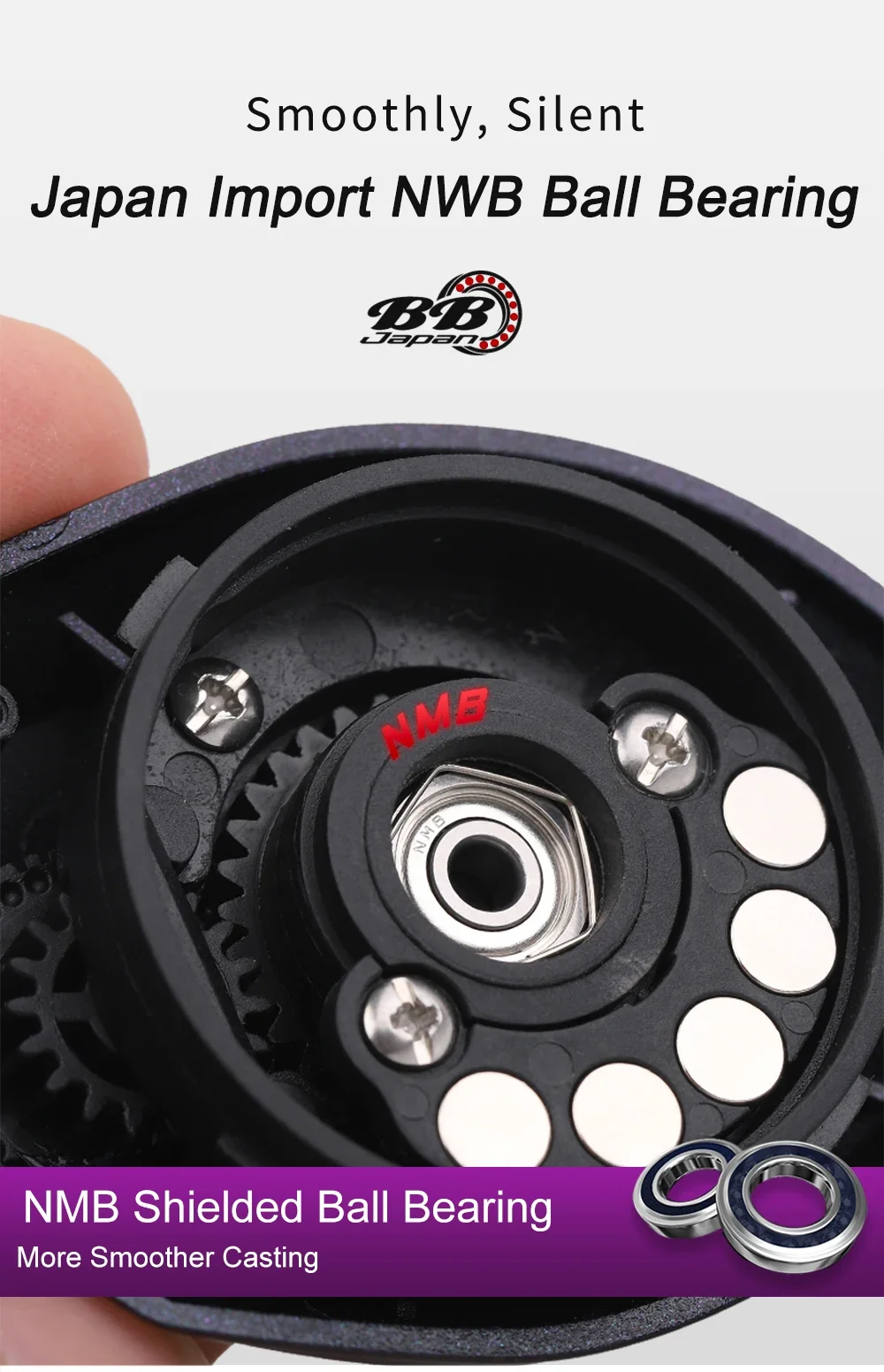 Катушка Vikinger BaitCasting 6 + 1BB соотношение 7 1:1 рыболовная катушка для троллинга мощная