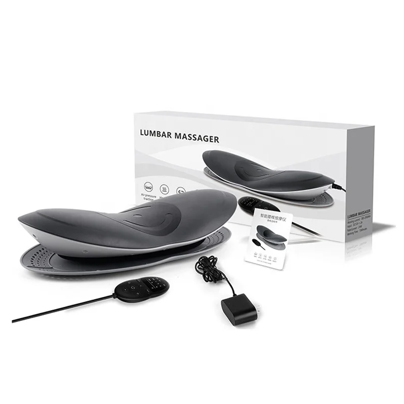 

Automatic Laser Back Stretcher Massager Cushion Relief Infrared Physiotherapy Lumbar Support Waist Massage Machine Black 12v