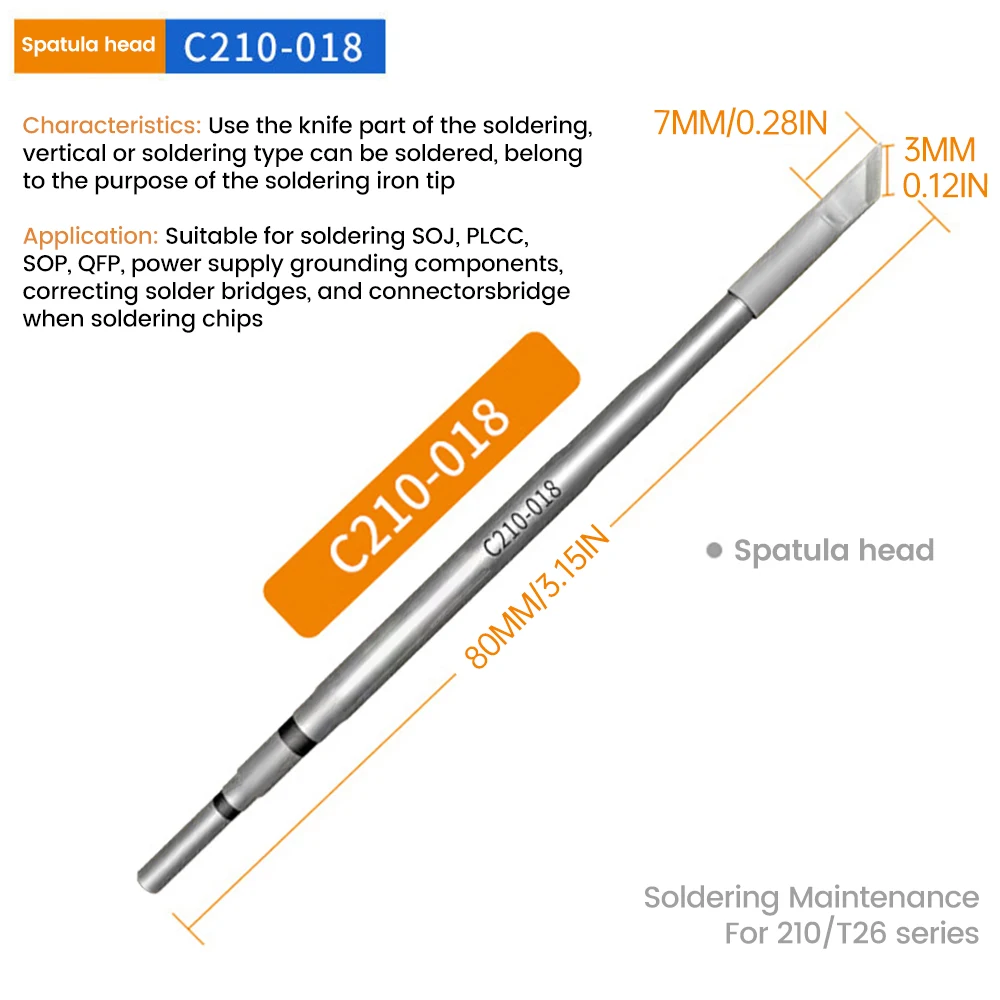 

Сварочные наконечники Aideepen C210 для паяльной станции JBC T26