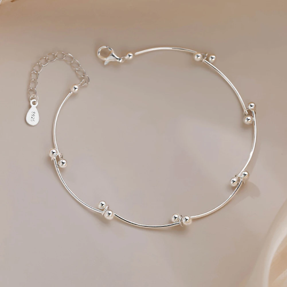 

Hand Jewelry Gifts Hand Strap Romantic Lovers Jewelry Copper Bracelets Fine Jewelry Silver Color Doudou Knot Bracelets