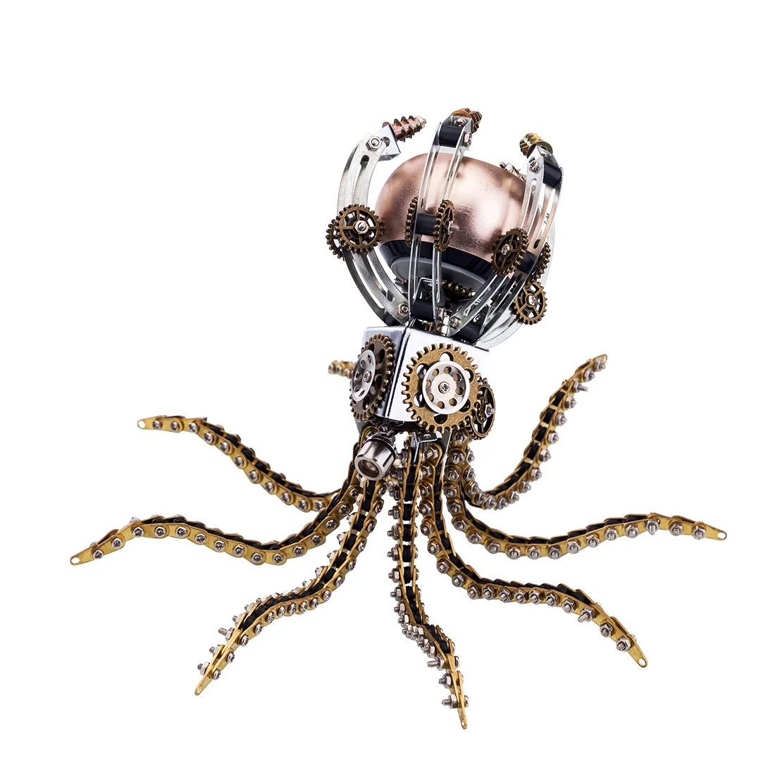 

627PCS/1060PCS DIY Metal Assemble Toy Mechanical Wasp /Octopus Model Building Kit With Speaker 3d Assembly Models