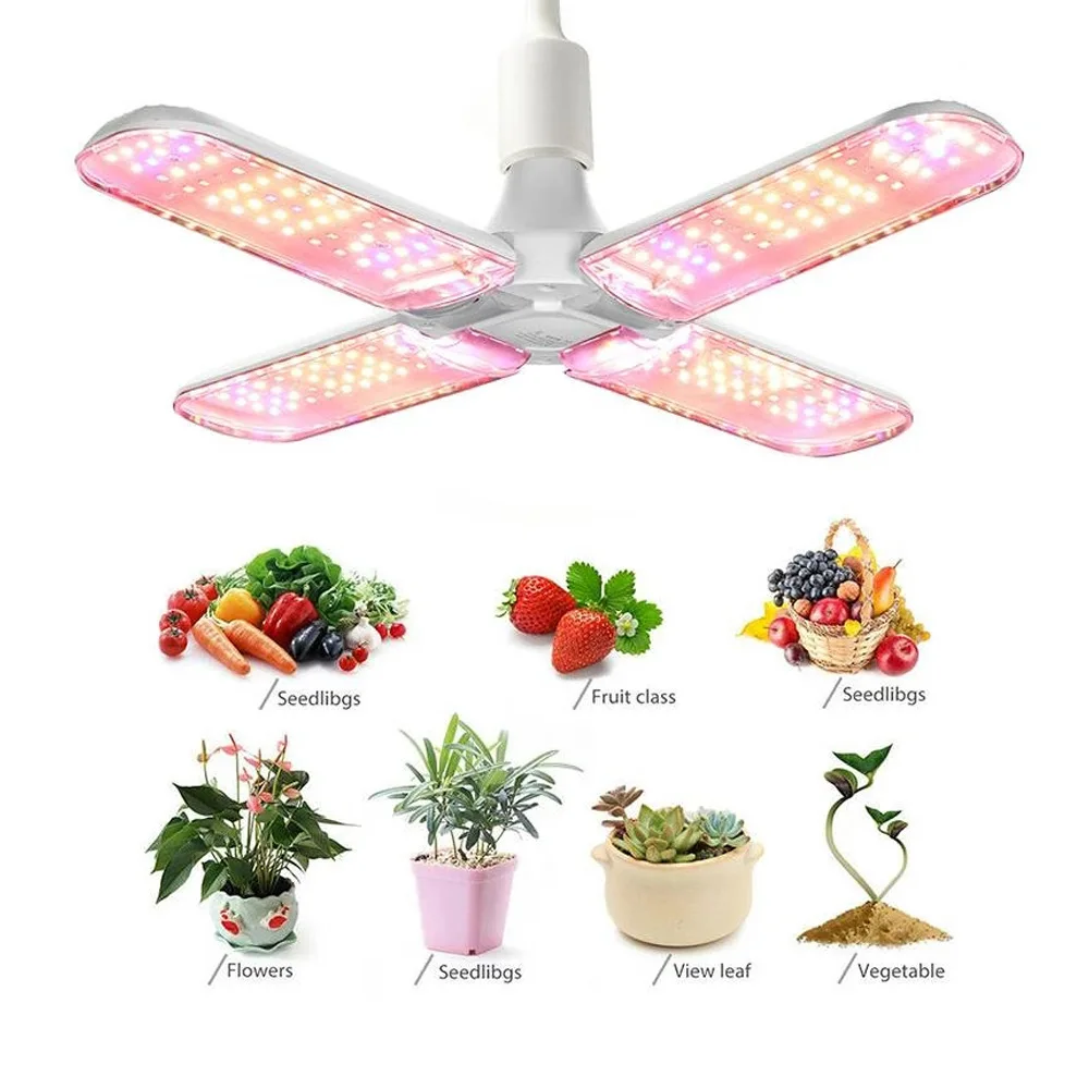 

Светодиодная лампа полного спектра для выращивания растений, фитолампа E27 для комнатных растений, цветов, саженцев, тент, 24 Вт, 36 Вт, 48 Вт