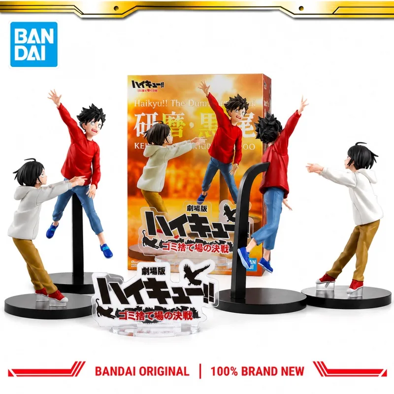 Фото В наличии: Оригинальная фигурка Bandai Spirits Haikyuu Куроо Тецуро Козуме, модель персонажа, новая в коробке, персонажи аниме. №1