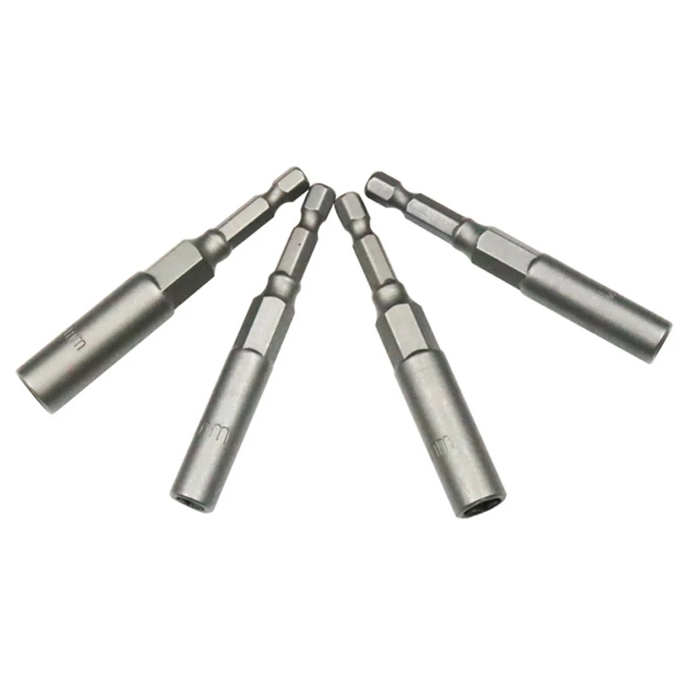 

10PCS 80mm Chrome Vanadium Steel Hex Sockets 6.5-14mm Hand Tool Accessories For Removaling Installating Hex Head Screws Nuts
