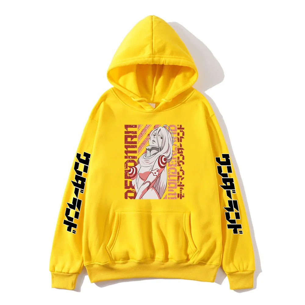 

Deadman Wonderland Anime Hoodies Cute Manga Cartoon Sweatshirt Graphic Fleece Boys/girls Clothes Aesthetic Streetwear Large Soft